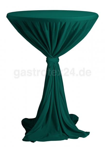 Stehtischhusse "President" - 100% Polyester - für Stehtische 80-90 cm rund - Farbe: grün